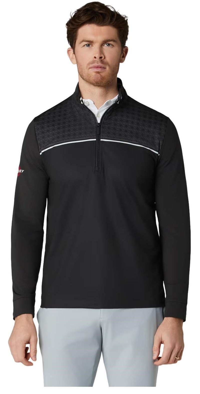 Callaway Odyssey Printed Block herr sweatshirt, caviar