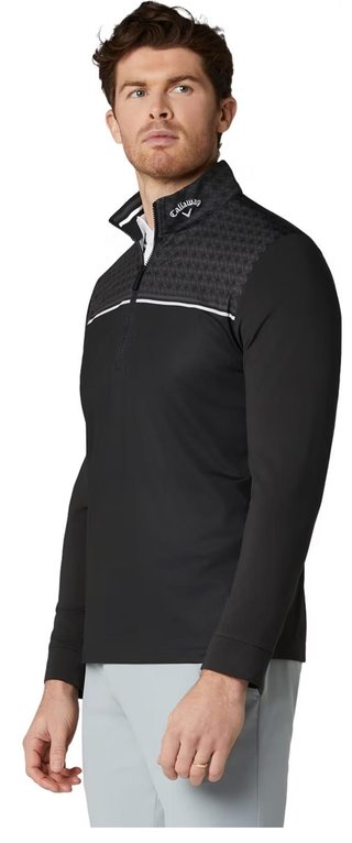Callaway Odyssey Printed Block herr sweatshirt, caviar