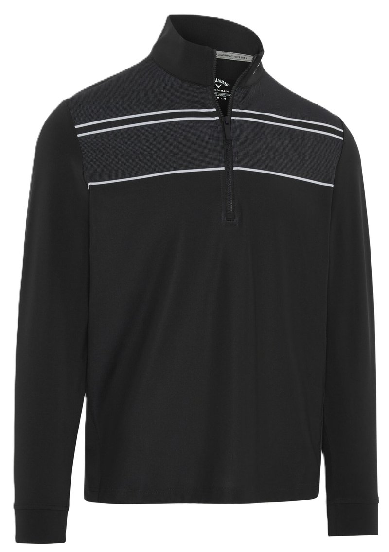 Callaway Blocked Printed herr polo, caviar