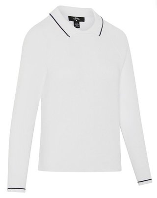 Callaway Collared damtröja, brilliant white