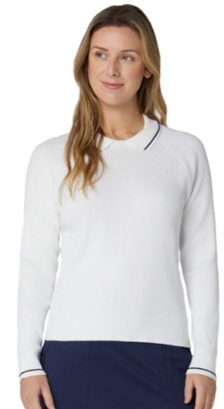 Callaway Collared damtröja, brilliant white