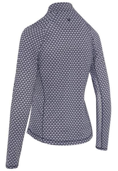 Callaway Scarf Geo Print Long Sleeve dampolo, peacoat