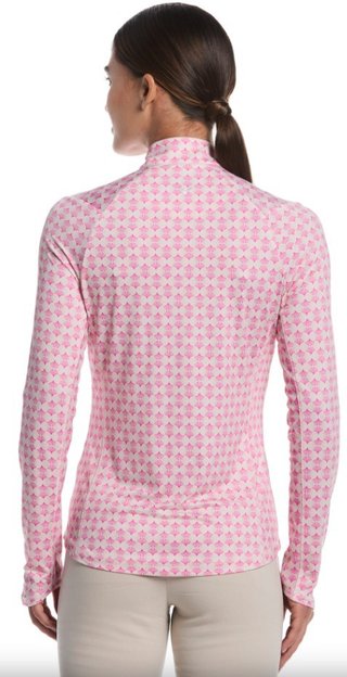 Callaway Deco Geo Printed damtröja, fuchsia purple