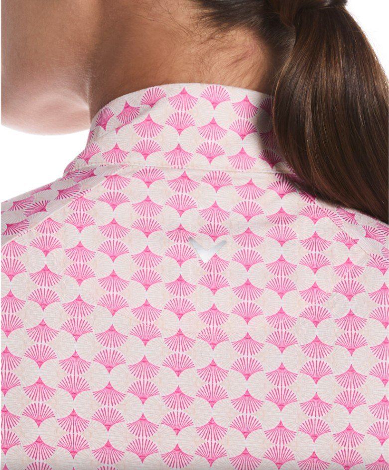 Callaway Deco Geo Printed damtröja, fuchsia purple