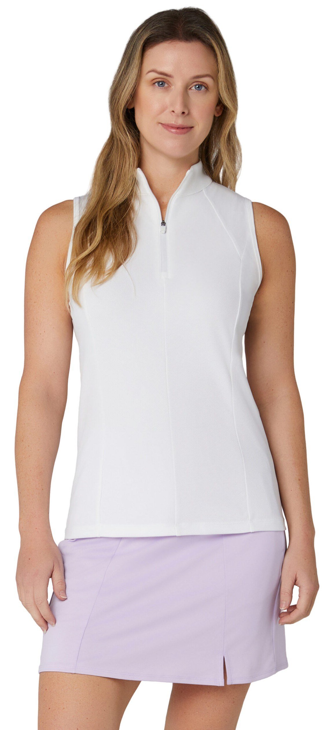 Callaway Rib Play Sleeveless dampolo, brilliant white