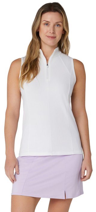Callaway Rib Play Sleeveless dampolo, brilliant white