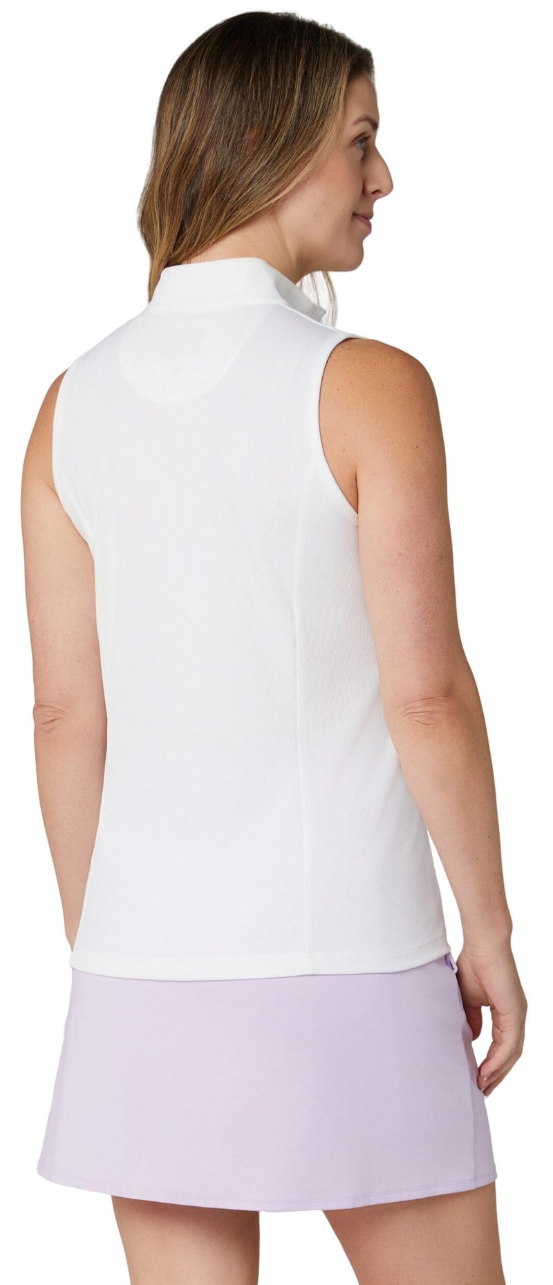 Callaway Rib Play Sleeveless dampolo, brilliant white