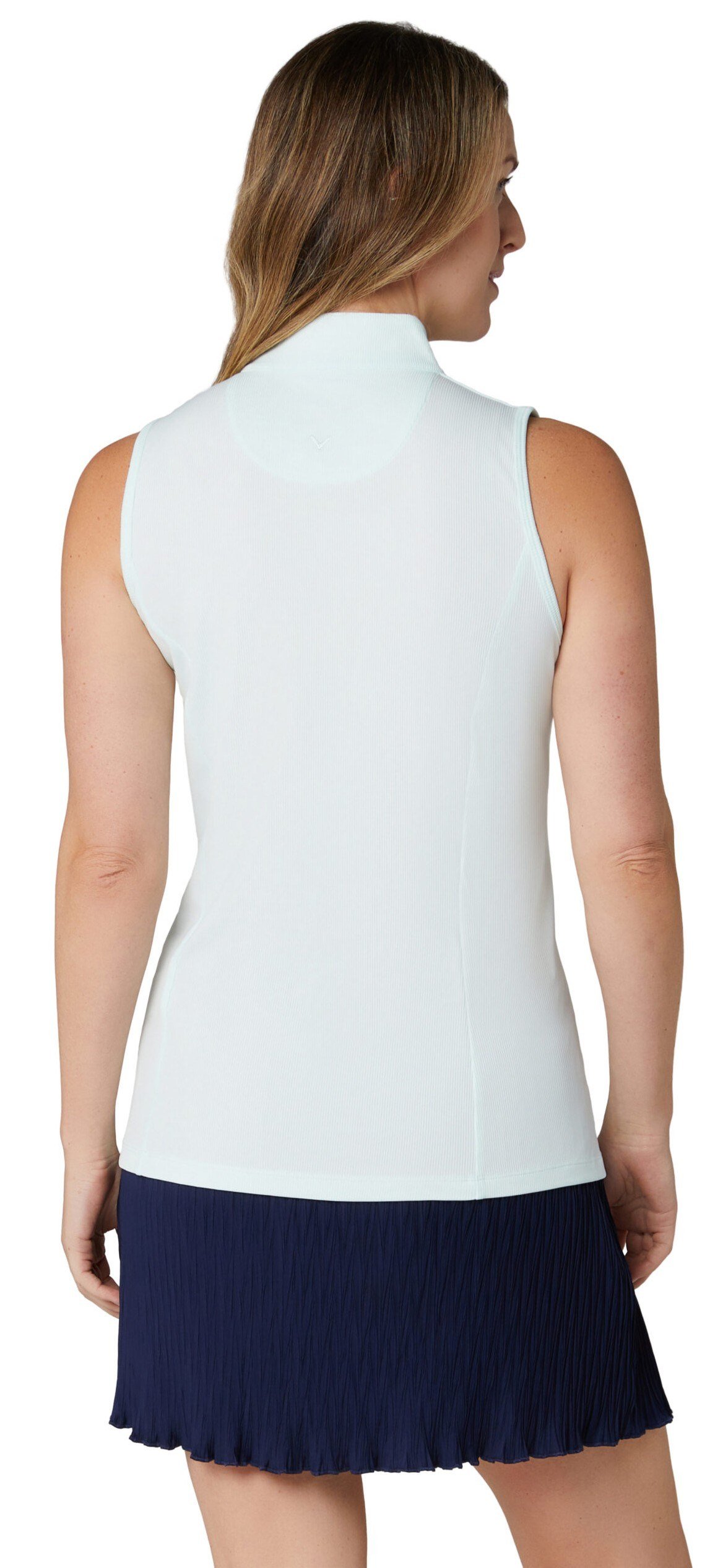 Callaway Rib Play Sleeveless dampolo, salt air