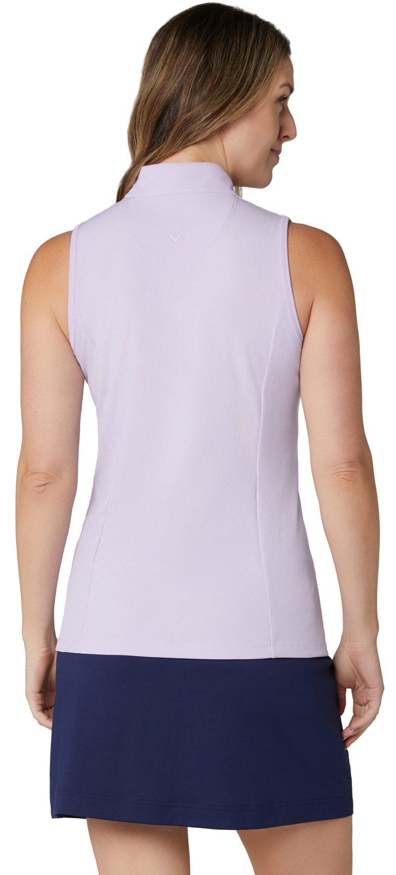 Callaway Rib Play Sleeveless dampolo, pastell lila