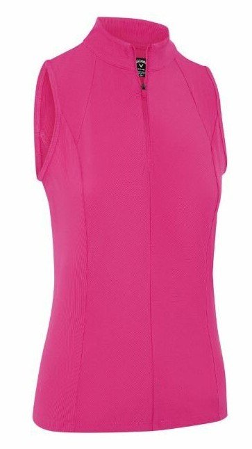 Callaway Rib Play Sleeveless dampolo, fuchsia purple