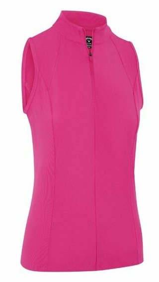 Callaway Rib Play Sleeveless dampolo, fuchsia purple