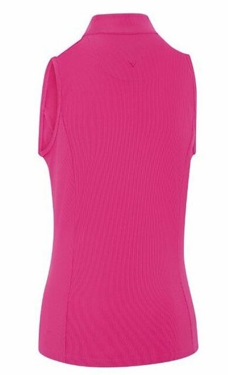 Callaway Rib Play Sleeveless dampolo, fuchsia purple