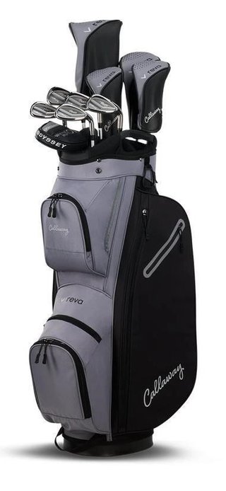 Callaway Reva 11PC Black damgolfset 2026, grafit, LRH + cartbag
