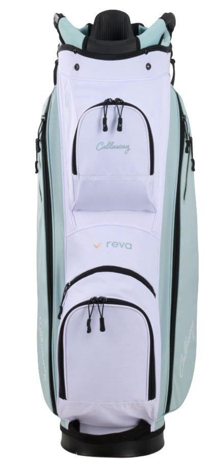 Callaway Reva 26 11PC Peach/Surf damgolfset med graphitskaft, höger + cartbag