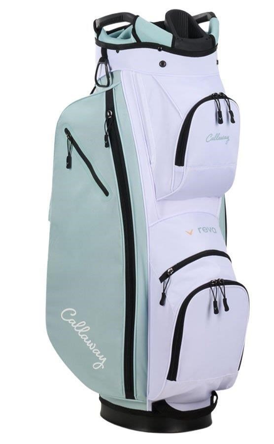 Callaway Reva 26 11PC Peach/Surf damgolfset med graphitskaft, höger + cartbag