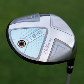 Callaway Reva 26 11PC Peach/Surf damgolfset med graphitskaft, höger + cartbag