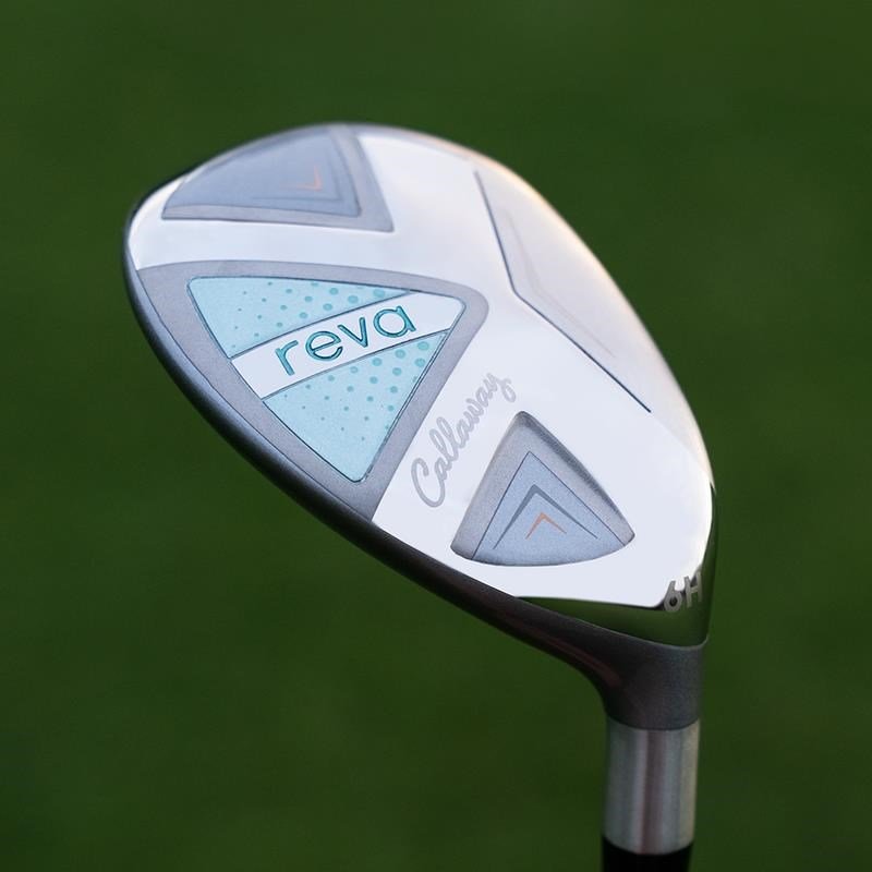 Callaway Reva 26 11PC Peach/Surf damgolfset med graphitskaft, höger + cartbag