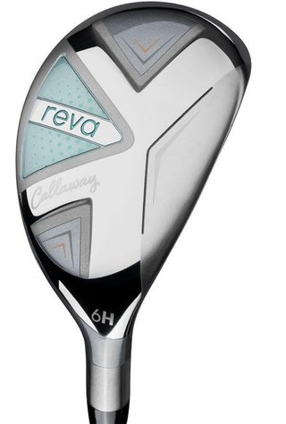 Callaway Reva 26 11PC Peach/Surf damgolfset med graphitskaft, höger + cartbag