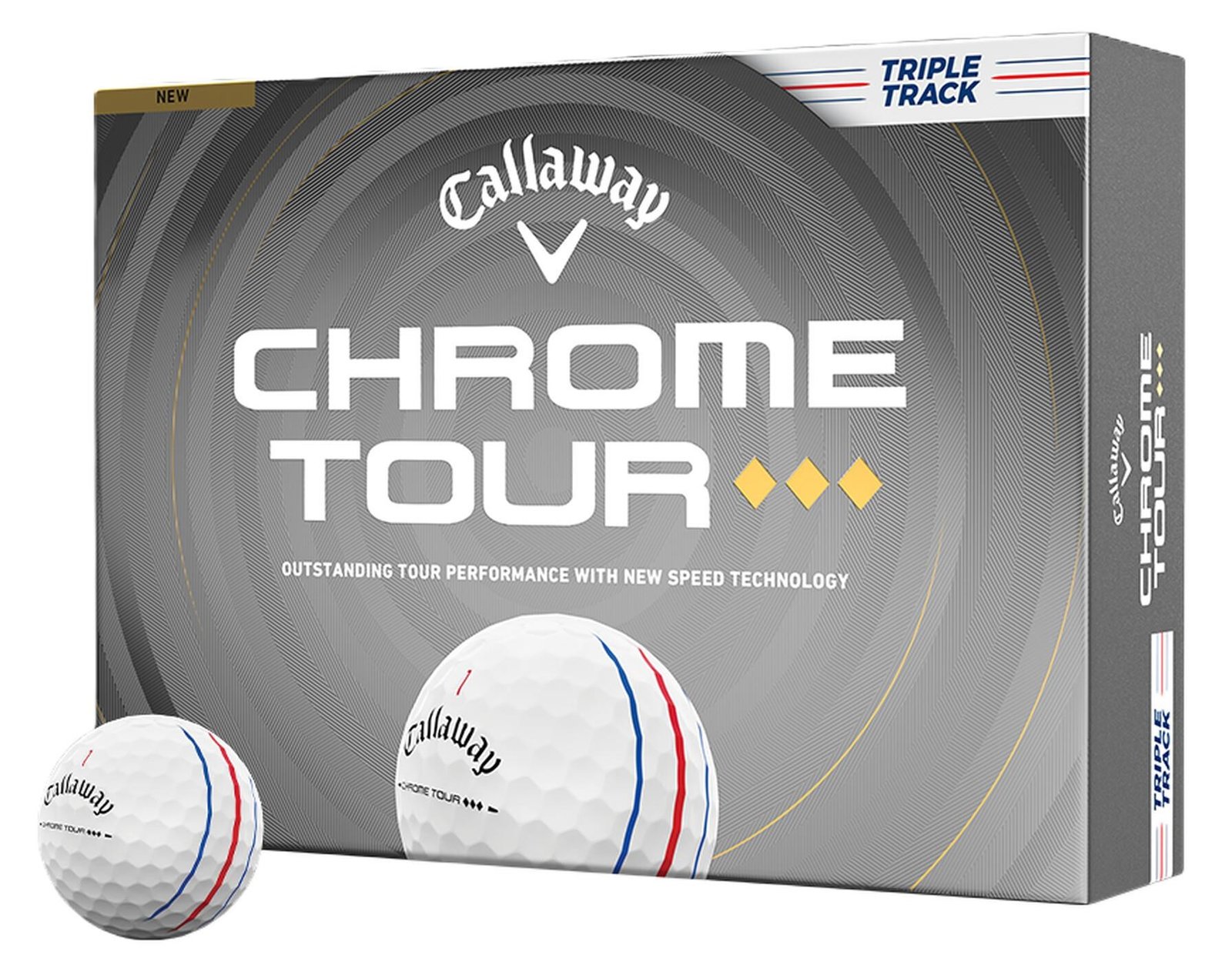 Callaway Chrome Tour Triple Track Diamond golfbollar