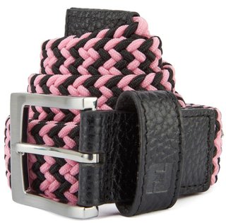 FootJoy Braided unisex bälte, svart/rosa