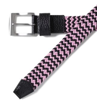 FootJoy Braided unisex bälte, svart/rosa