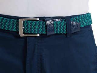 FootJoy Braided unisex bälte, navy/field green