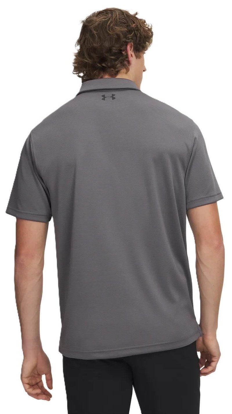 Under Armour Tech herr polo, grafit/svart