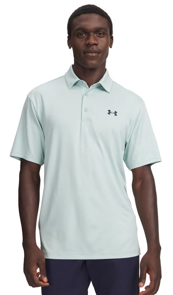 Under Armour Playoff Jacquard herr polo, enamel blue/illusion green