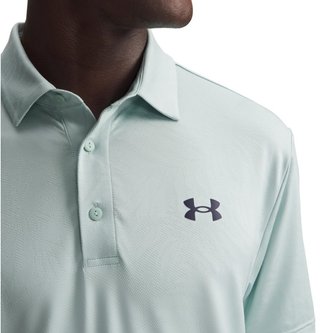 Under Armour Playoff Jacquard herr polo, enamel blue/illusion green