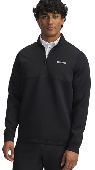 Under Armour Drive Pro Hybrid Half Zip herr sweatshirt, svart