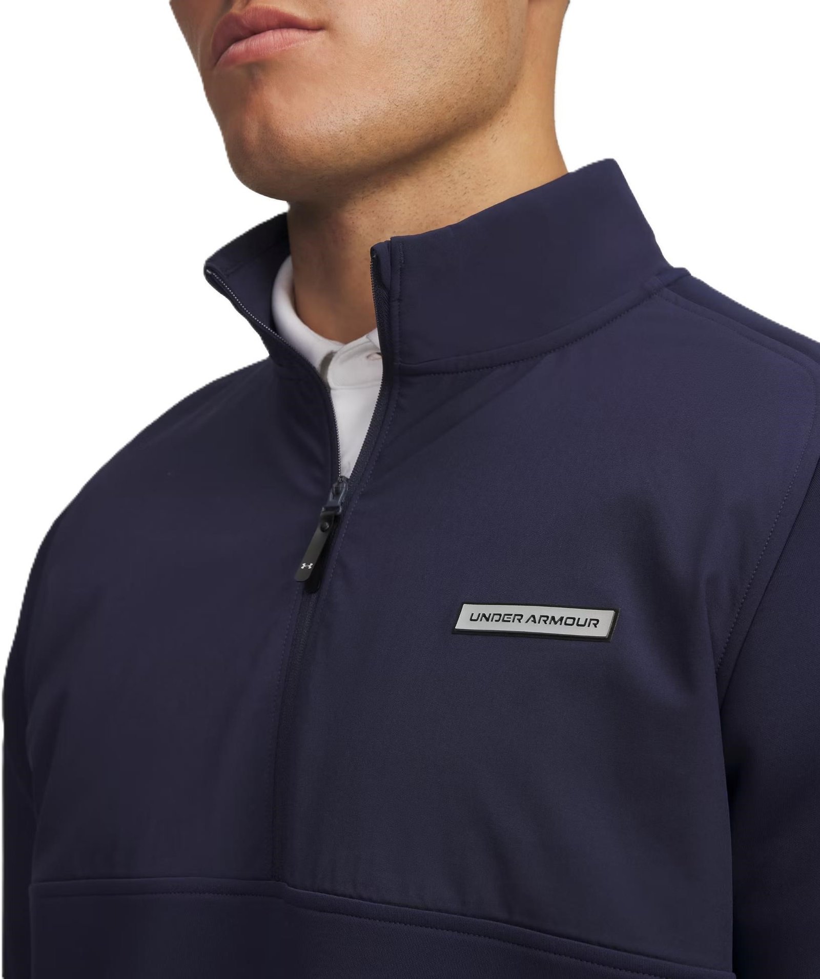 Under Armour Drive Pro Hybrid Half Zip herr sweatshirt, midnight navy/black