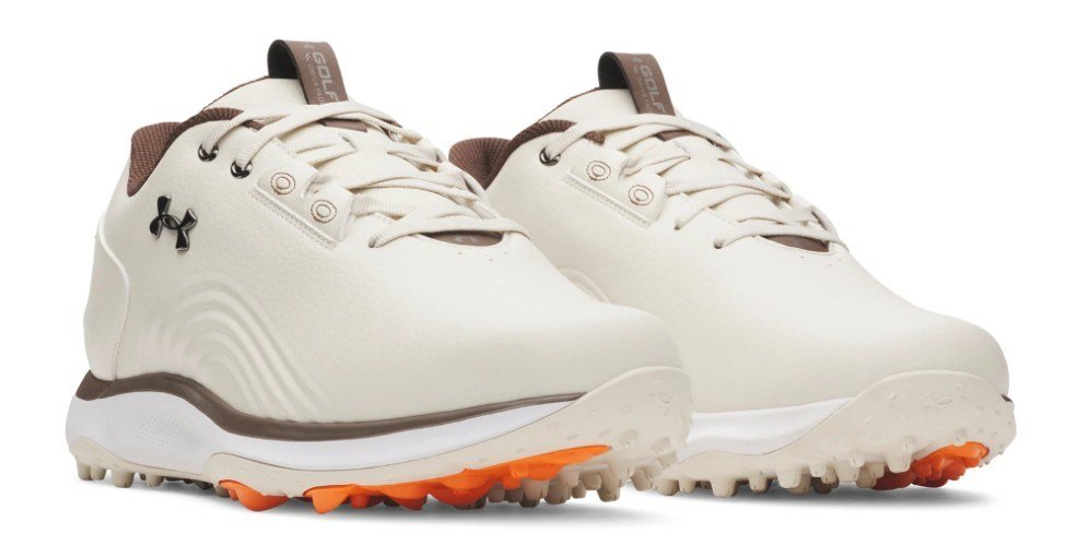 Under Armour Drive Fade 2 Spikeless herr golfskor, beige