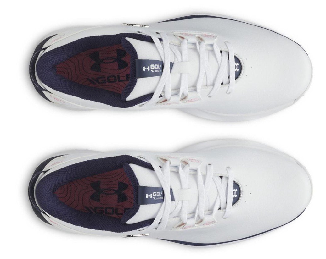Under Armour Drive Fade 2 Spikeless dam golfskor, vita