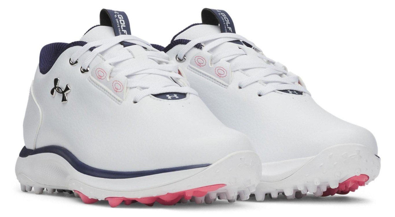 Under Armour Drive Fade 2 Spikeless dam golfskor, vita