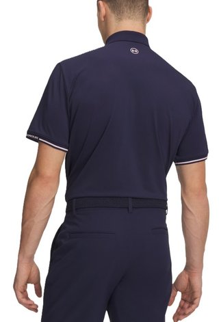 Under Armour Dry Pique herr polo, midnight navy/prime pink