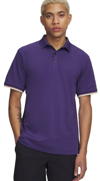 Under Armour Dry Pique herr polo, mystical purple/black