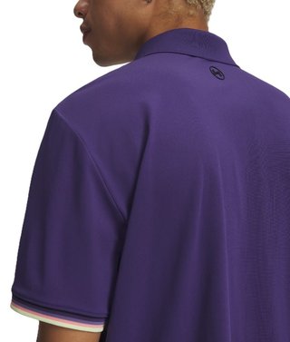 Under Armour Dry Pique herr polo, mystical purple/black