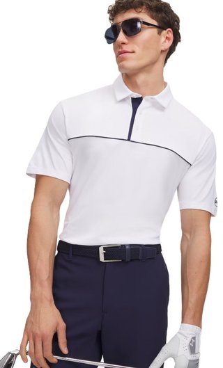 Under Armour Dry Horizon herr polo, white/midnight navy