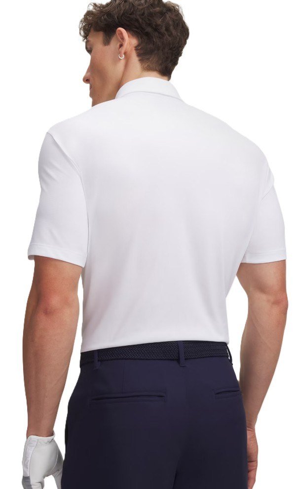 Under Armour Dry Horizon herr polo, white/midnight navy