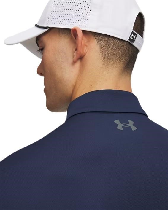 Under Armour Matchplay herr polo, academy/pitch gray
