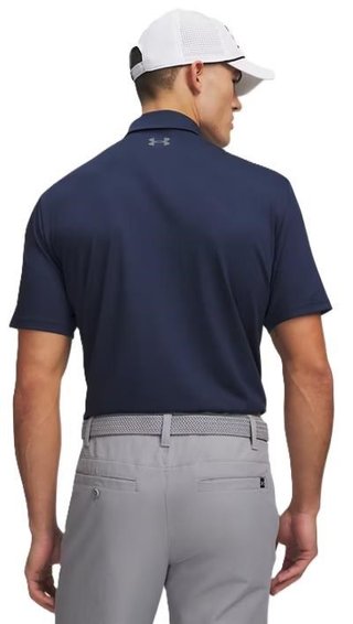 Under Armour Matchplay herr polo, academy/pitch gray