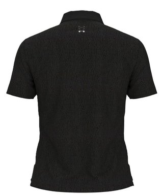 Under Armour Halo Bonded Jacquard dam polo, svart