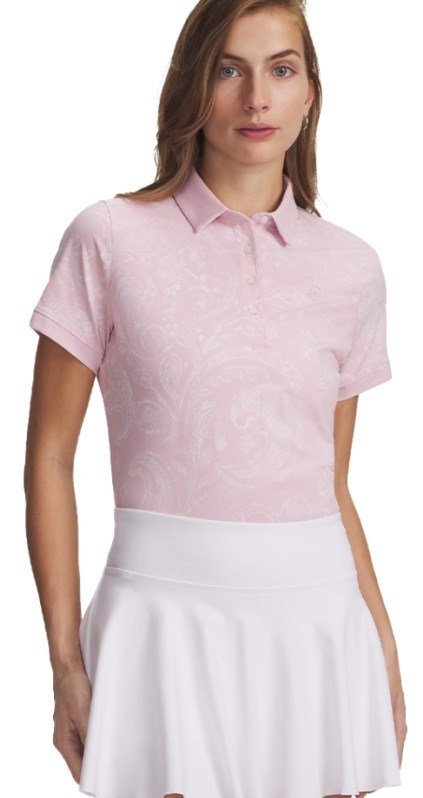 Under Armour Drive Printed dampolo, prime pink/white