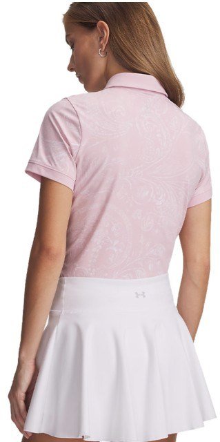 Under Armour Drive Printed dampolo, prime pink/white