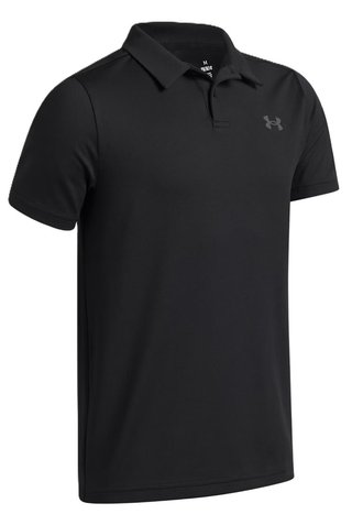 Under Armour Matchplay junior polotröja, svart/castlerock