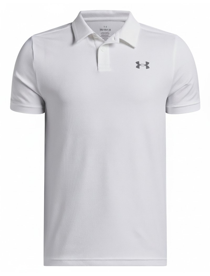 Under Armour Matchplay junior polo, vit/castlerock