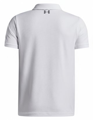 Under Armour Matchplay junior polo, vit/castlerock