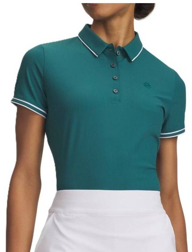 Under Armour Drive Chill dam polo, rack green/white