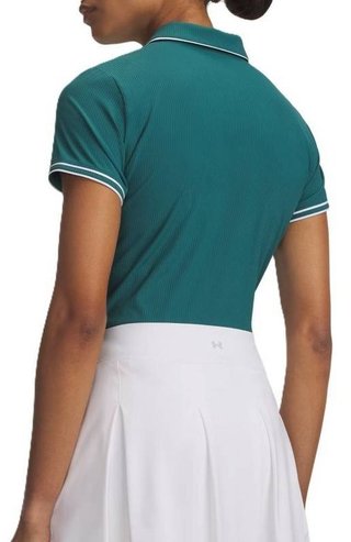 Under Armour Drive Chill dam polo, rack green/white