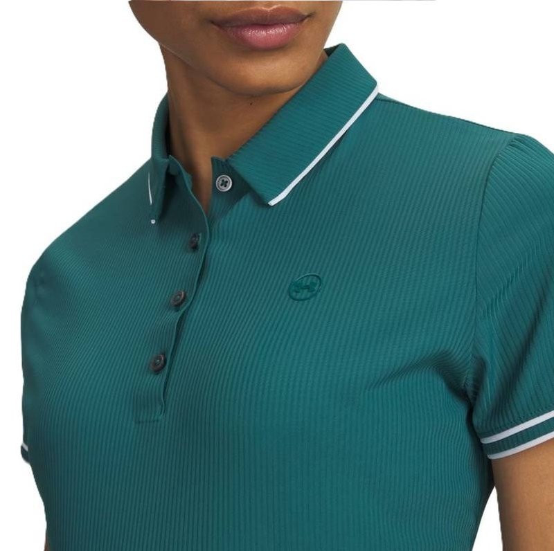Under Armour Drive Chill dam polo, rack green/white